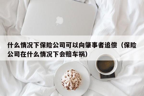 什么情况下保险公司可以向肇事者追偿（保险公司在什么情况下会赔车祸）