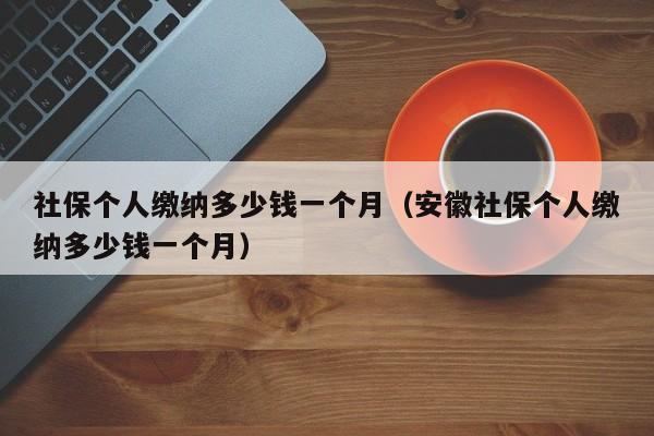 社保个人缴纳多少钱一个月（安徽社保个人缴纳多少钱一个月）