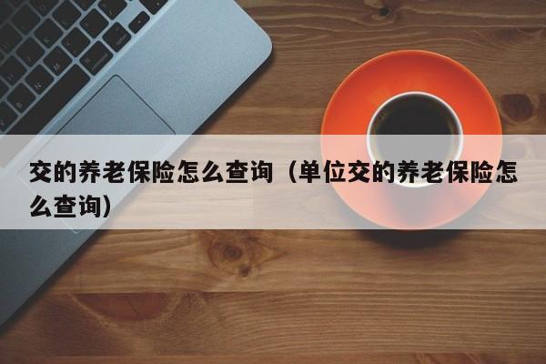 交的养老保险怎么查询（单位交的养老保险怎么查询）