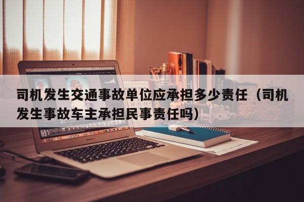 司机发生交通事故单位应承担多少责任（司机发生事故车主承担民事责任吗）