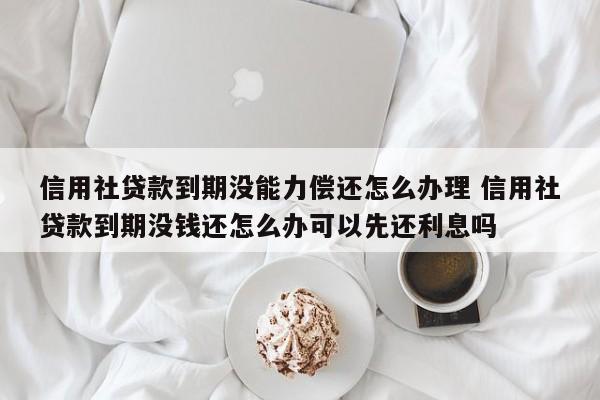 信用社贷款到期没能力偿还怎么办理 信用社贷款到期没钱还怎么办可以先还利息吗