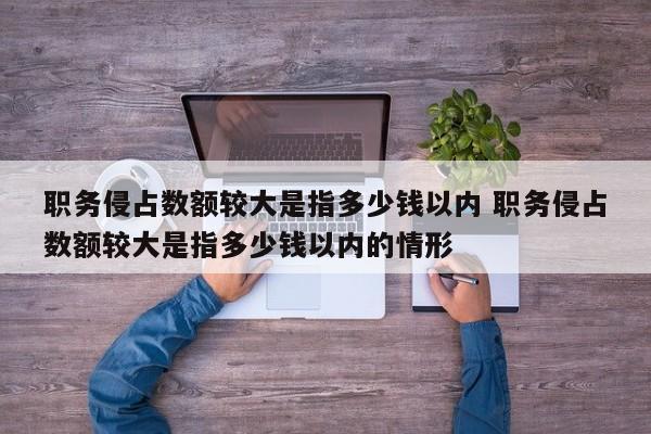 职务侵占数额较大是指多少钱以内 职务侵占数额较大是指多少钱以内的情形