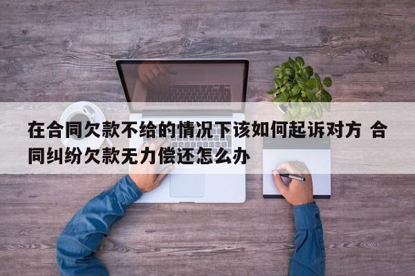 在合同欠款不给的情况下该如何起诉对方 合同纠纷欠款无力偿还怎么办