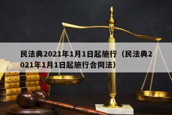 民法典2021年1月1日起施行（民法典2021年1月1日起施行合同法）