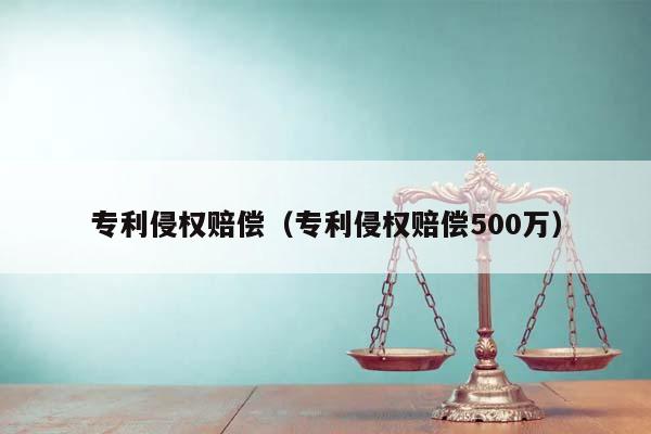 专利侵权赔偿（专利侵权赔偿500万）