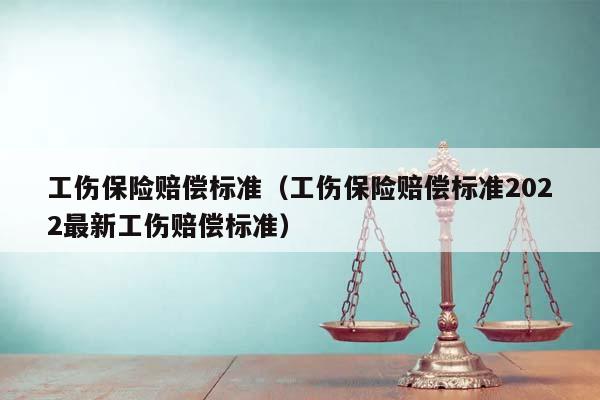 工伤保险赔偿标准（工伤保险赔偿标准2022最新工伤赔偿标准）