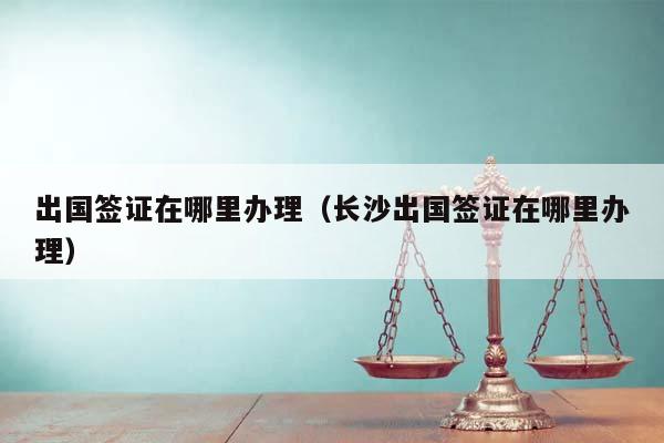 出国签证在哪里办理（长沙出国签证在哪里办理）