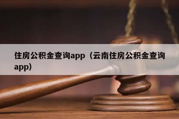 住房公积金查询app（云南住房公积金查询app）