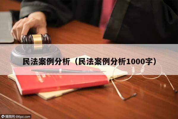 民法案例分析（民法案例分析1000字）