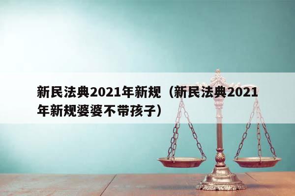 新民法典2021年新规（新民法典2021年新规婆婆不带孩子）