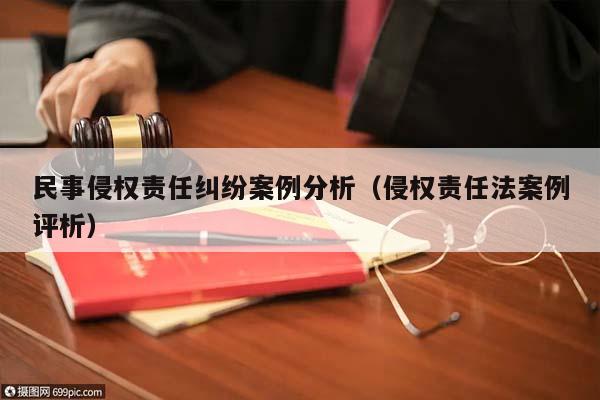 民事侵权责任纠纷案例分析（侵权责任法案例评析）