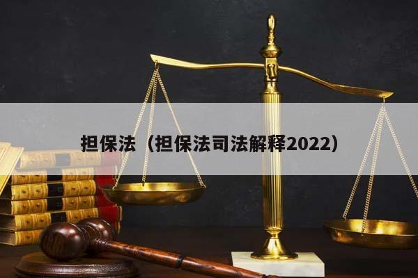 担保法（担保法司法解释2022）