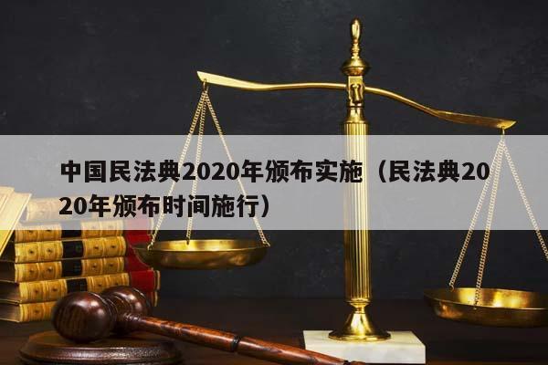 中国民法典2020年颁布实施（民法典2020年颁布时间施行）
