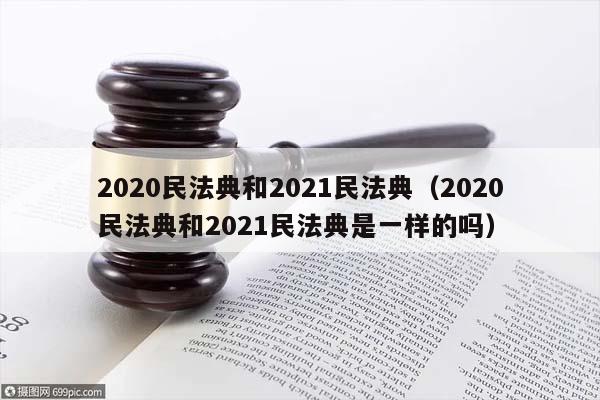 2020民法典和2021民法典（2020民法典和2021民法典是一样的吗）