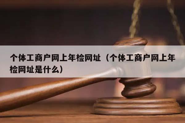 个体工商户网上年检网址（个体工商户网上年检网址是什么）