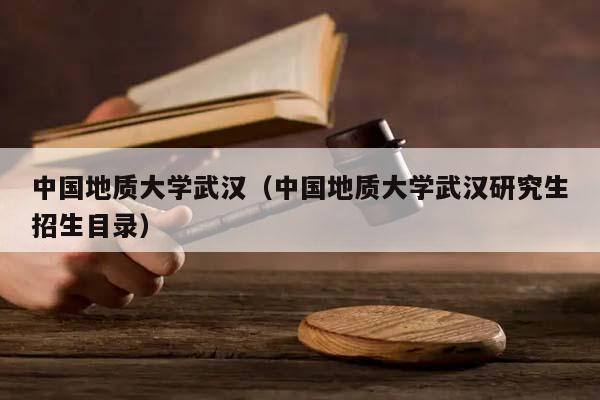 中国地质大学武汉（中国地质大学武汉研究生招生目录）