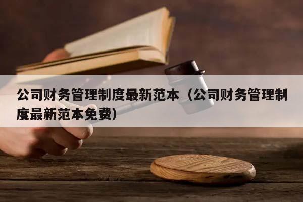 公司财务管理制度最新范本（公司财务管理制度最新范本免费）