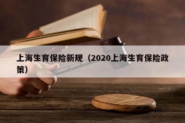 上海生育保险新规（2020上海生育保险政策）