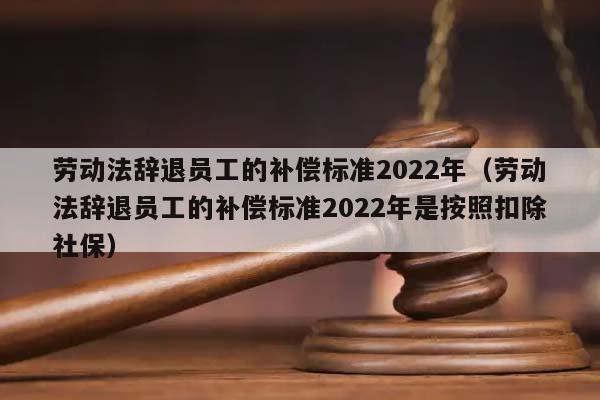 劳动法辞退员工的补偿标准2022年（劳动法辞退员工的补偿标准2022年是按照扣除社保）