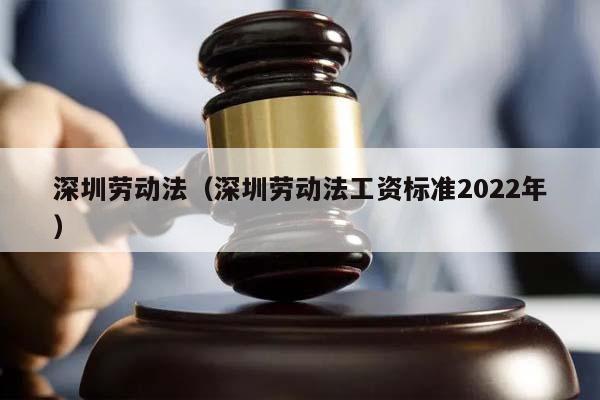 深圳劳动法（深圳劳动法工资标准2022年）