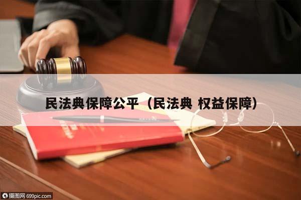 民法典保障公平（民法典 权益保障）