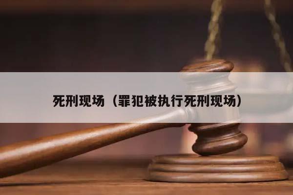 死刑现场（罪犯被执行死刑现场）