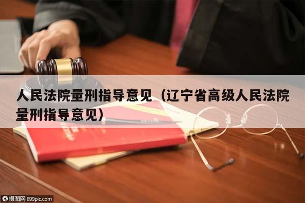 人民法院量刑指导意见（辽宁省高级人民法院量刑指导意见）