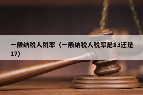 一般纳税人税率（一般纳税人税率是13还是17）