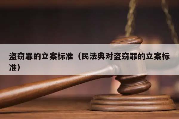 盗窃罪的立案标准（民法典对盗窃罪的立案标准）