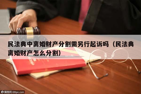 民法典中离婚财产分割需另行起诉吗（民法典离婚财产怎么分割）