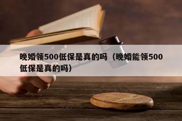 晚婚领500低保是真的吗（晚婚能领500低保是真的吗）