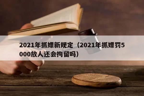 2021年抓嫖新规定（2021年抓嫖罚5000放人还会拘留吗）