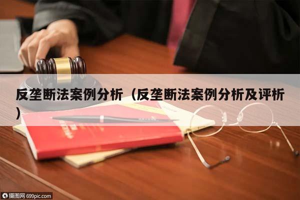 反垄断法案例分析（反垄断法案例分析及评析）