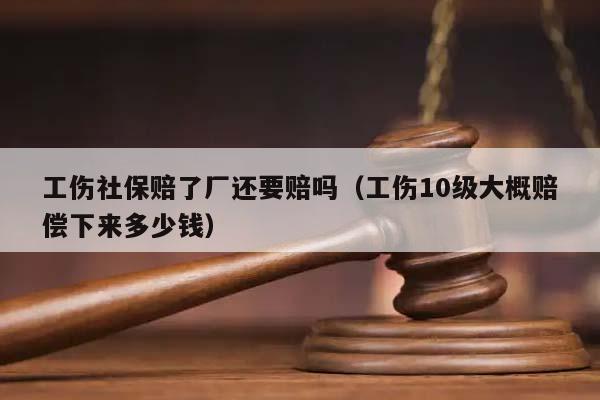 工伤社保赔了厂还要赔吗（工伤10级大概赔偿下来多少钱）