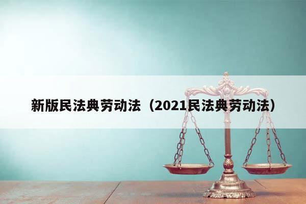 新版民法典劳动法（2021民法典劳动法）