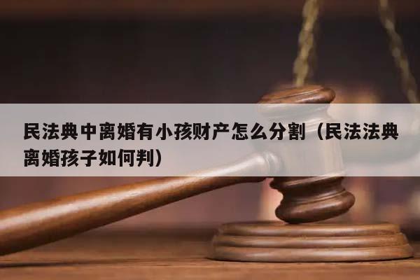 民法典中离婚有小孩财产怎么分割（民法法典离婚孩子如何判）