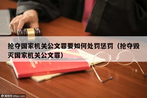 抢夺国家机关公文罪要如何处罚惩罚（抢夺毁灭国家机关公文罪）