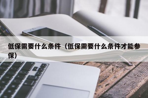 低保需要什么条件（低保需要什么条件才能参保）