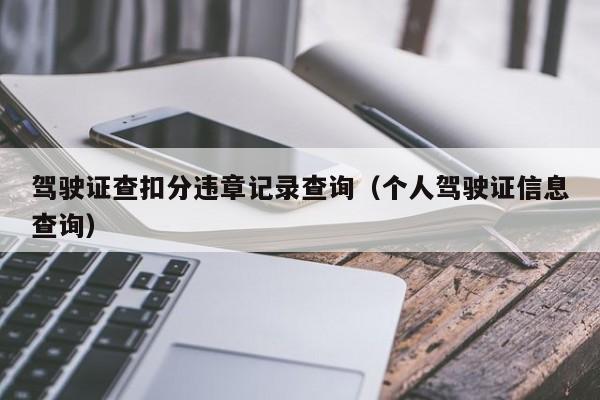 驾驶证查扣分违章记录查询（个人驾驶证信息查询）