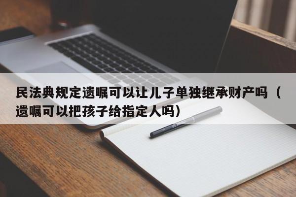 民法典规定遗嘱可以让儿子单独继承财产吗（遗嘱可以把孩子给指定人吗）