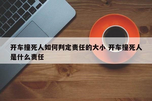 开车撞死人如何判定责任的大小 开车撞死人是什么责任