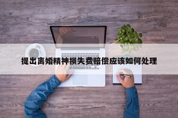 提出离婚精神损失费赔偿应该如何处理