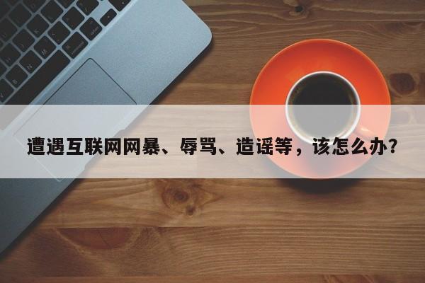 遭遇互联网网暴、辱骂、造谣等，该怎么办？