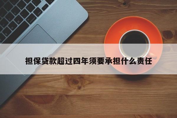 担保贷款超过四年须要承担什么责任