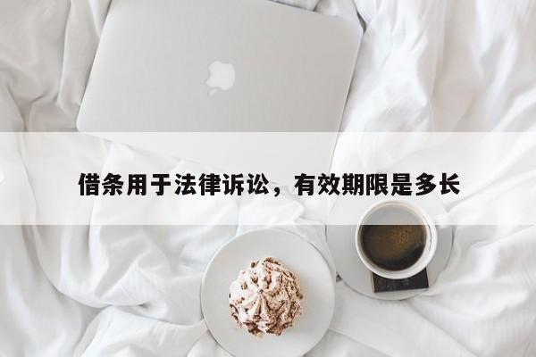 借条用于法律诉讼，有效期限是多长