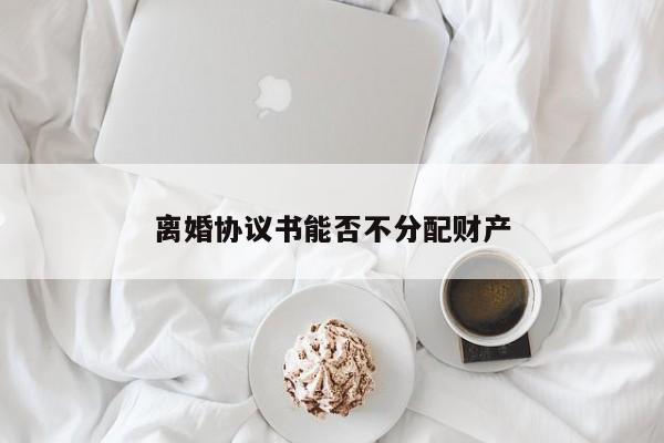 离婚协议书能否不分配财产