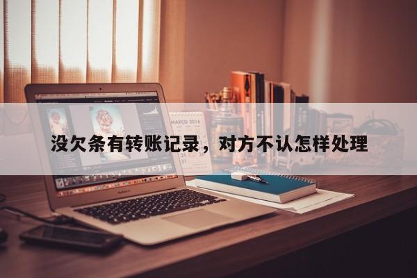 没欠条有转账记录，对方不认怎样处理