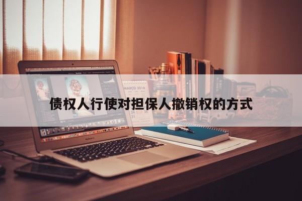 债权人行使对担保人撤销权的方式